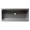 Alfi Brand 36 inch Grey Matte Above Mount Fireclay Bathroom Trough Sink AB36TRGM - alternate 8